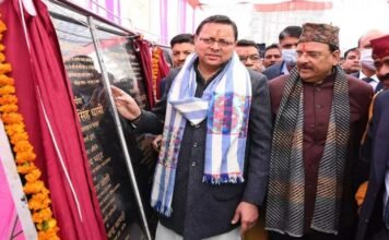 मुख्यमंत्री पुष्कर धामी ने गदरपुर,खटीमा बाईपास सहित 306 करोङ रुपए की 26 योजनाओं का किया लोकार्पण