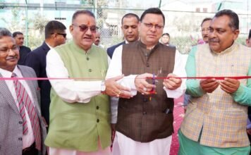 मुख्यमंत्री पुष्कर धामी ने किया सेलाकुई में सगन्ध फसल उत्कृष्टता केन्द्र का लोकार्पण