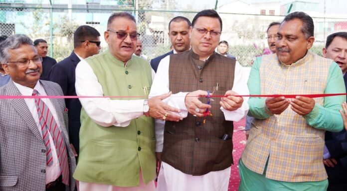 मुख्यमंत्री पुष्कर धामी ने किया सेलाकुई में सगन्ध फसल उत्कृष्टता केन्द्र का लोकार्पण