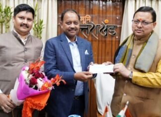 Joshimath Sinking Updates:-वेंकटेश्वरा मेडिकल कॉलेज एवं यूनिवर्सिटी मेरठ ने जोशीमठ प्रभावितों की मदद के लिए सीएम धामी को सौंपा 25 लाख की धनराशि का चेक