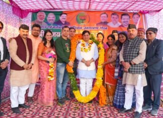 उत्तराखंड भाजपा प्रदेश कार्यसमिति का सदस्य मनोनीत होने पर राज्य की विभिन्न सामाजिक एवं धार्मिक संगठनों ने संजय शर्मा दरमोडा का दिल्ली में किया अभिनंदन