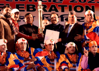 Republic Day 2023:-उत्तराखंड की झांकी ‘मानसखण्ड’ को देश में प्रथम स्थान मिलने पर दिल्ली में किया गया पुरस्कृत