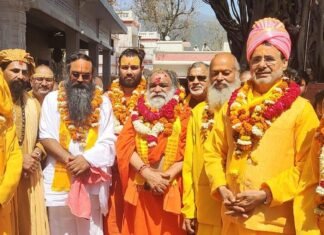 गौ यात्राः-7दिवसीय गौ रथ यात्रा का ऋषिकेश में हुआ समापन,भ्रमण कर लौटे गौ सेवकों का किया गया जोरदार स्वागत