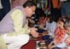 मुख्यमंत्री पुष्कर धामी ने हल्द्वानी में दिव्यांग बच्चों के स्कूल ’नैब’ में जाकर बच्चों से की मुलाकात,किया कन्या पूजन
