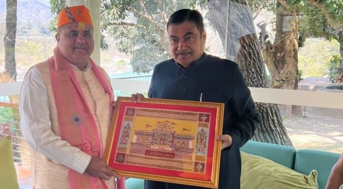 चारधाम यात्रा पर सड़क मार्ग से आयेंगे केंद्रीय परिवहन मंत्री नितिन गडकरी,देखेंगे ऑल वेदर रोड प्रोजेक्ट की गति और गुणवत्ता