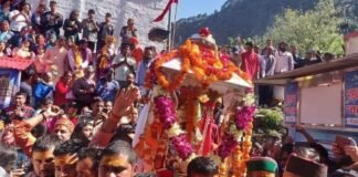 Chardham Yatra:-भगवान केदारनाथ की उत्सव डोली पहुंची गुप्तकाशी,ऊखीमठ में ओंकारेश्वर मंदिर में माता मंगला जी एवं भोले जी महाराज के संपूर्ण परिवार की ओर से हुई विशेष पूजा-अर्चना एवं विशाल भंडारे का आयोजन