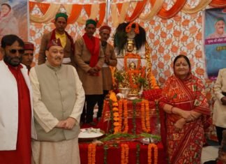 उत्तरकाशी-सोमेश्वर महादेव बिशु मेले में पहुंचे माताश्री मंगला जी एवं श्री भोले जी महाराज,ग्रामीणों ने किया भव्य स्वागत,पौराणिक सोमेश्वर महादेव मंदिर के जीर्णोद्धार के कार्य का किया शिलान्यास