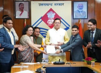 Uttarakhand:-मुख्यमंत्री पुष्कर सिंह धामी ने किया प्रदेश के पहले हैल्थ एटीएम और 40 ट्रू नेट मशीनों का लोकार्पण