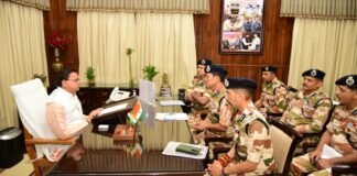 Uttarakhand:-आईटीबीपी के आईजी संजय गुंज्याल के नेतृत्व में आईटीबीपी के अधिकारियों ने सीएम धामी से की भेंट,जरूरी मुद्दों पर हुई चर्चा