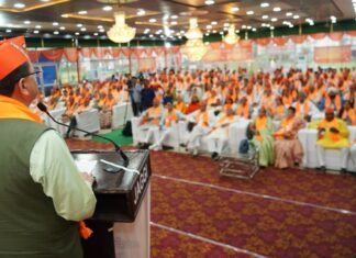 Uttarakhand:-‘भाजपा संयुक्त मोर्चा प्रदेश कार्यसमिति’की बैठक में शामिल हुए सीएम धामी कहा-इस बैठक में गहन मंथन से जो ’प्रेरणा रूपी अमृत’ निकलेगा वह प्रदेश भाजपा के लिए होगा अत्यंत लाभकारी