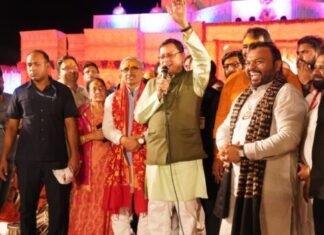 Uttarakhand:-श्री महावीर सेवा समिति द्वारा आयोजित ‘एक शाम कन्हैया के नाम’भजन संध्या में शामिल हुए सीएम धामी