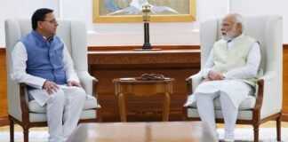मुख्यमंत्री पुष्कर धामी ने प्रधानमंत्री नरेन्द्र मोदी से की शिष्टाचार भेंट,उत्तराखंड आने का दिया न्योता