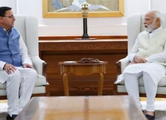 मुख्यमंत्री पुष्कर धामी ने प्रधानमंत्री नरेन्द्र मोदी से की शिष्टाचार भेंट,उत्तराखंड आने का दिया न्योता