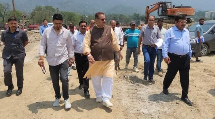 Uttarakhand:-सैनिक कल्याण मंत्री गणेश जोशी ने किया सैन्यधाम का निरीक्षण,अधिकारियों को नवम्बर माह तक हर हाल में निर्माण कार्य को पूर्ण करने के दिए निर्देश