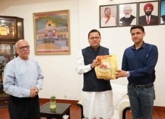 Uttarakhand:-पर्यटन विभाग के विशेष कार्यधिकारी एवं पीएमओ के उप सचिव ने बदरीनाथ मास्टर प्लान के कार्यों का किया निरीक्षण,सीएम धामी से मिलकर की चर्चा