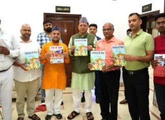 Uttarakhand:-मुख्यमंत्री पुष्कर सिंह धामी ने किया ललित शौर्य की पुस्तकों का विमोचन