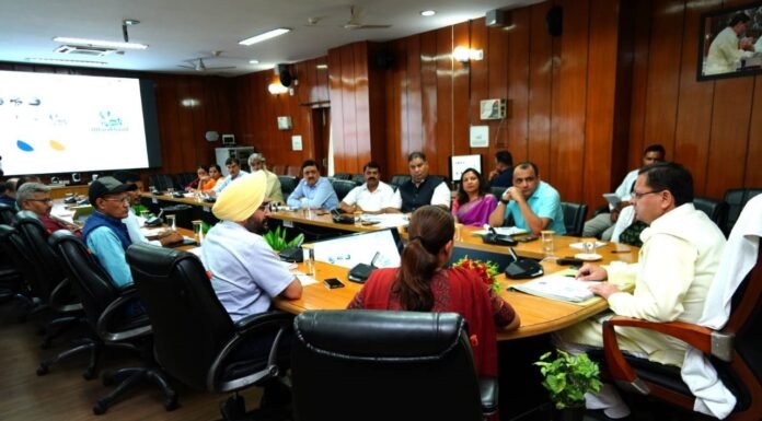 मुख्यमंत्री पुष्कर धामी की अध्यक्षता में हुई 2024 में राज्य में आयोजित होने वाले 38वें राष्ट्रीय खेलों के आयोजन के सम्बन्ध में उच्चस्तरीय बैठक,सीएम धामी ने दिए जरूरी निर्देश