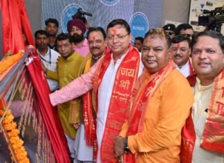 Uttarakhand:-मुख्यमंत्री पुष्कर धामी ने उधमसिंह नगर में किया 2435.11 लाख रुपए की 4 योजनाओं का लोकार्पण