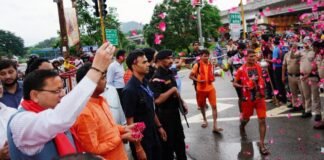 Kawad Yatra 2023:-मुख्यमंत्री पुष्कर धामी ने हरिद्वार में कावड़ पट्टी का किया औचक निरीक्षण,अस्थाई चिकित्सा शिविर का किया निरीक्षण