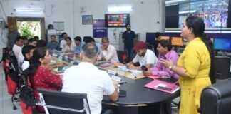 उत्तराखण्ड राज्य आपदा प्रबंधन प्राधिकरण के आपदा प्रबंधन विशेषज्ञों द्वारा नोडल अधिकारियों की कैपेसिटी बिल्डिंग हेतु प्रशिक्षण कार्यक्रम किया गया संचालित