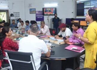 उत्तराखण्ड राज्य आपदा प्रबंधन प्राधिकरण के आपदा प्रबंधन विशेषज्ञों द्वारा नोडल अधिकारियों की कैपेसिटी बिल्डिंग हेतु प्रशिक्षण कार्यक्रम किया गया संचालित