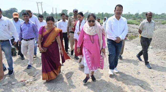 Kotdwar Disaster:-विधानसभा अध्यक्ष ऋतु खण्डूडी ने कोटद्वार विधानसभा क्षेत्र के आपदा ग्रसित क्षेत्रों का किया निरीक्षण,मालन नदी पर वैकल्पिक पुल तैयार करने के दिए निर्देश