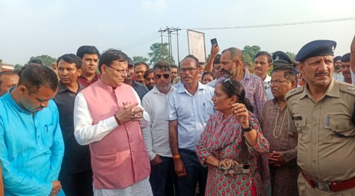 Kotdwar Disaster:-मुख्यमंत्री पुष्कर सिंह धामी ने विधानसभा अध्यक्ष रितु खंडूरी के साथ किया कोटद्वार के आपदाग्रस्त क्षेत्र का स्थलीय निरीक्षण