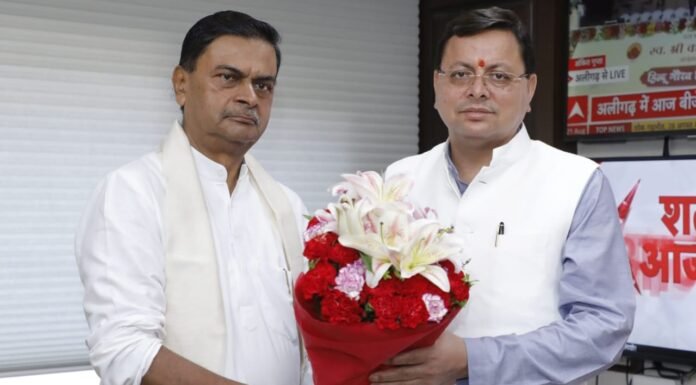 मुख्यमंत्री पुष्कर धामी ने दिल्ली में केंद्रीय ऊर्जा मंत्री से की भेंट,राज्य में आपदा से क्षतिग्रस्त हुई विद्युत लाइनों की क्षतिपूर्ति करेंगी केंद्र सरकार