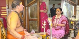 Haridwar:-विधानसभा अध्यक्ष ऋतु खण्डूडी भूषण ने किया रुद्राभिषेक,प्रदेश वासियों की सुख समृद्धि की कामना की