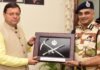 Uttarakhand:-आई.टी.बी.पी.के महानिदेशक ने की सीएम धामी से भेंट,राज्य में अर्धसैनिक बलों के शहीद जवानों के आश्रितों को राज्य सरकार की सेवाओं में नौकरी देने के निर्णय पर व्यक्त किया आभार