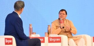 Uttarakhand:-हिन्दुस्तान शिखर समागम में बोले सीएम धामी कहा-एक राष्ट्र,एक चुनाव पूर्णतःराष्ट्र हित में है