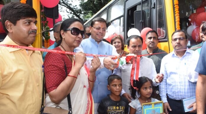 Uttarakhand:-श्रमिकों के बच्चों को सीएम धामी का तोहफ़ा,मोबाईल लर्निंग स्कूल वैन के जरिए बस्तियों में दी जाएगी क्वालिटी एजुकेशन