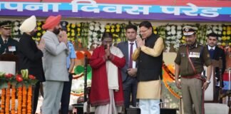 Uttarakhand Foundation Day:-राष्ट्रपति द्रौपदी मुर्मु की उपस्थिति में राज्य स्थापना दिवस का भव्य कार्यक्रम सम्पन्न,सीएम धामी ने की राज्य में महिला नीति को शीघ्र लागू करने की घोषणा