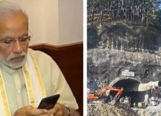 Uttarkashi Tunnel Collapse Rescue:-सिल्क्यारा के पास टनल में फंसे श्रमिकों को सुरक्षित निकालने के लिए राहत-बचाव कार्य जारी,पीएम मोदी ने सीएम धामी से फोन पर बात कर ली रेस्क्यू ऑपरेशन की जानकारी