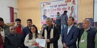Uttarakhand:-पूर्व मुख्यमंत्री त्रिवेंद्र सिंह रावत के जन्म दिन पर उत्तराखंड की प्रतिभाओं का सम्मान