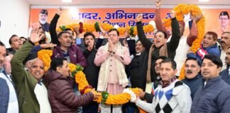 Uttarakhand:-‘आदर अभिनन्दन,आभार मिशन सिलक्यारा’ कार्यक्रम में श्रमिक संगठनों सीएम धामी का व्यक्त किया आभार,मुख्यमंत्री ने कहा-पीएम मोदी के मार्गदर्शन से हुआ रेस्क्यू अभियान सफल