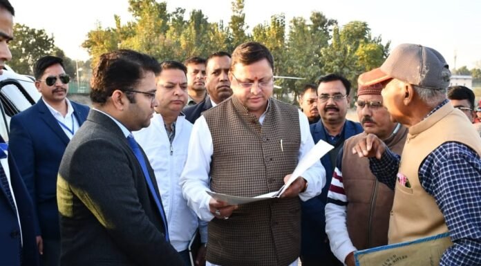 Uttarakhand:-ऊधमसिंह नगर में सीएम धामी ने क्षेत्र की जनता से मुलाकात की सुनी समस्याएं