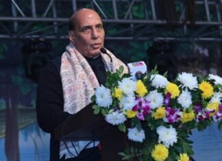 Haridwar:-केंद्रीय रक्षा मंत्री राजनाथ सिंह,लोकसभा अध्यक्ष ओम बिरला एवं सीएम धामी पहुंचे हरिद्वार,श्री दत्त जयंती के अवसर पर आयोजित दिव्य आध्यात्मिक महोत्सव में हुए शामिल