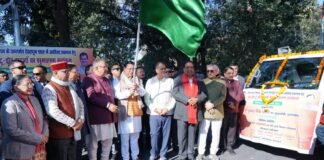 Uttarakhand:-‘स्वच्छ भारत मिशन’ के तहत सीएम धामी ने डोर टू डोर कूड़ा उठाने के लिए 58 वाहनों का किया फ्लैग ऑफ