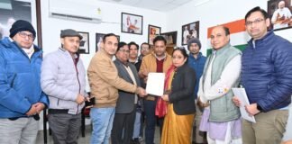 Dehradun:-उत्तराखंड पॉवर जूनियर इंजीनियर एसोसिएशन के प्रतिनिधिमंडल ने विधानसभा अध्यक्ष को सौंपा 18 सूत्रीय मांगों ज्ञापन