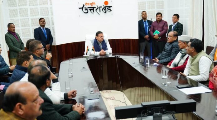 Uttarakhand:-नेता प्रतिपक्ष यशपाल आर्य के नेतृत्व में सीएम धामी से कांग्रेस के प्रतिनिधिमंडल ने की भेंट,हल्द्वानी के बनभूलपुरा मामले पर की चर्चा