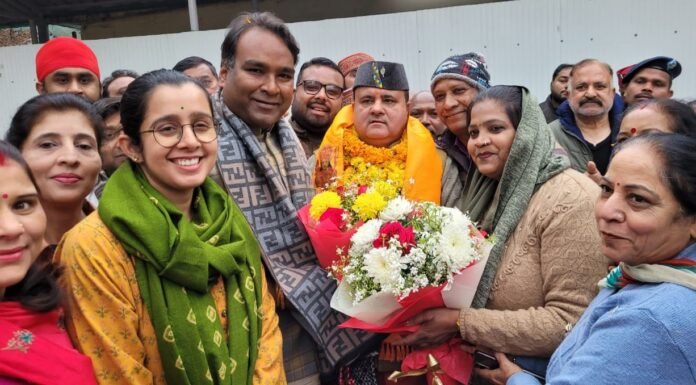 Uttarakhand:-राज्यसभा चुनाव में बीजेपी के उम्मीदवार महेंद्र भट्ट 15 फरवरी को करेंगे नामांकन,देहरादून में पार्टी कार्यकर्ताओं ने किया जोरदार स्वागत