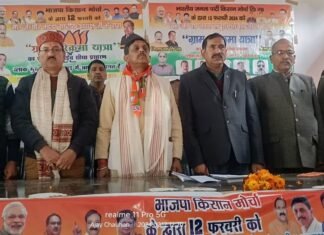 Uttarakhand:-टिहरी गढ़वाल के जौनपुर मंडल के तथयूड में भारतीय जनता पार्टी किसान मोर्चा के ग्राम परिक्रमा यात्रा के लाइव प्रसारण से शुभारंभ