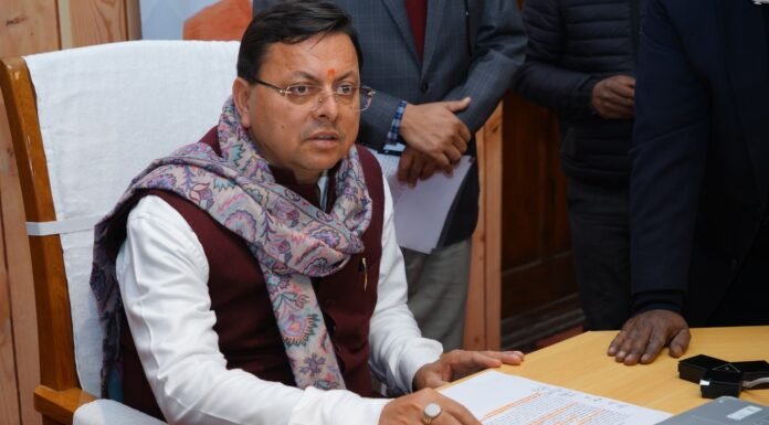 Uttarakhand:-मुख्यमंत्री पुष्कर धामी ने वन-क्लिक व्यवस्था के तहत 8 लाख 36 हजार 603 लाभार्थियों को भेजी 125 करोड़ सामाजिक पेंशन की धनराशि
