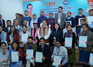 Uttarakhand:-मुख्यमंत्री पुष्कर धामी ने 27 डिप्टी जेलरों 285 बंदी रक्षकों को वितरित किए नियुक्ति-पत्र