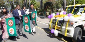 Uttarakhand:-सीएम धामी ने राज्य में महिलाओं एवं किशोरियों की सुरक्षा एवं समस्त आयामों के सुदृढीकरण हेतु मोबाइल वैनों को हरी झण्डी दिखाकर किया रवाना
