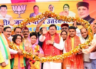 Lok Sabha Election:-उत्तरकाशी में सीएम धामी की रैली,टिहरी से भाजपा प्रत्याशी माला राज्यलक्ष्मी शाह के लिए मांगे वोट