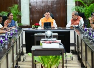 Uttarakhand Weather:-मानसून की तैयारियों को लेकर सीएम धामी ने अधिकारियों के साथ की बैठक-कहा 15 जून से पहले करें तैयारियां पूरी