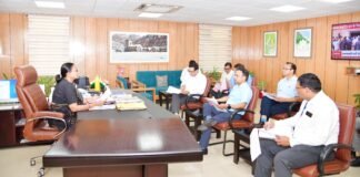 UTTARAKHAND:-मुख्य सचिव से मिले भारतीय राष्ट्रीय राजमार्ग प्राधिकरण के सदस्य,राज्य में संचालित प्रोजेक्ट्स से सम्बन्धित मुद्दों पर की बैठक