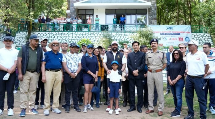 Nainital:-राज्यपाल ने राजभवन गोल्फ क्लब द्वारा आयोजित 19वें ’गवर्नर्स कप गोल्फ टूर्नामेंट’ का टी-ऑफ खेलकर किया शुभारम्भ